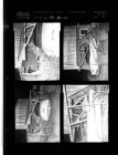 Car hits house (4 Negatives) (July 7, 1958) [Sleeve 14, Folder d, Box 15]